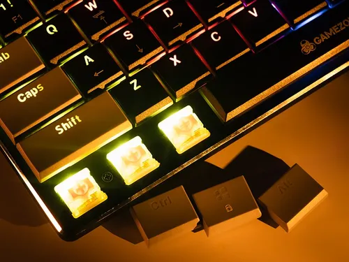 Klawiatura gamingowa Tracer GameZone Keylo 61 przewodowa mechaniczna podświetlana grafitowa