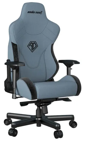 Fotel Anda Seat T-Pro 2 XL Gamingowy do 200kg Tkanina Niebieski