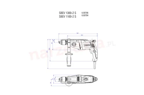 Metabo SBEV 1300-2 S Döner çekiç