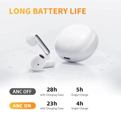 Słuchawki bezprzewodowe QCY AilyBuds Pro+ HT10 Pro, ANC Douszne Bluetooth 5.3 Czarny