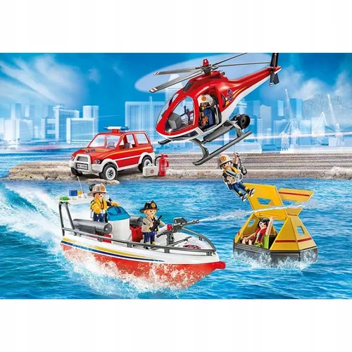 Playmobil 9319 пожарная служба 3в1 спасательная миссия