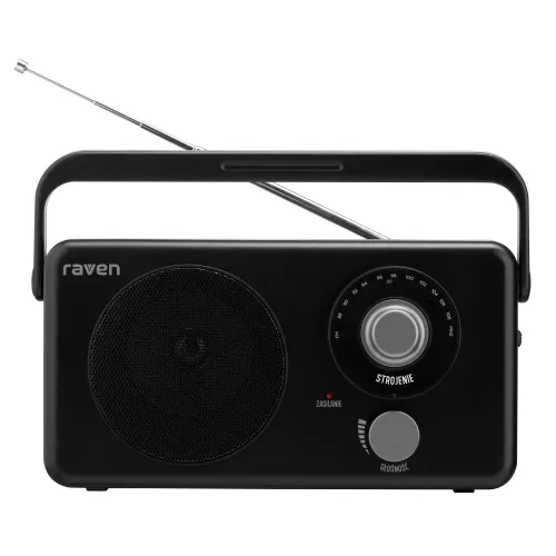 Radioodbiornik Raven ERADP003 Radio FM Czarny