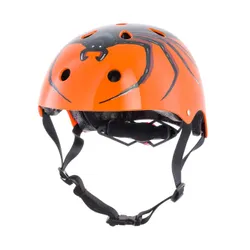 Kask rowerowy dziecięcy Hornit Spider orange/black