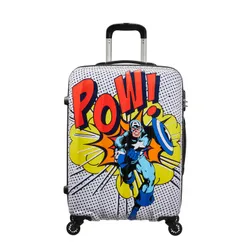 Walizka średnia American Tourister Marvel Legends - Captain America pop art