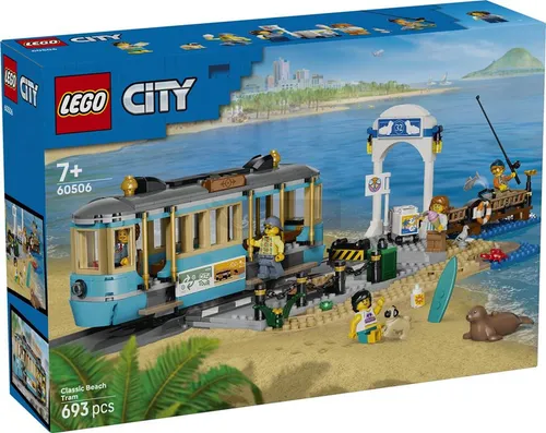 LEGO City 60506 Tramwaj przy plaży, zestaw klocków 7+