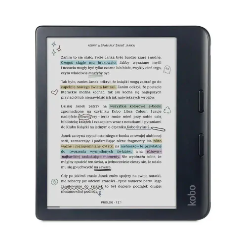 Czytnik E-booków Kobo Libra Colour 7" 32GB WiFi Bluetooth Czarny