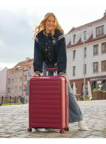 Walizka duża Puccini Turin - czerwony