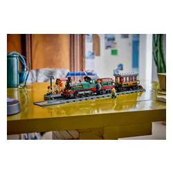 LEGO City 60511 Retro pociąg z lokomotywą parową, zestaw klocków 7+