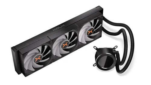 Chłodzenie Krux HydroGlance 360 ARGB LCD Czarny