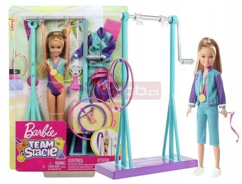 LALKA BARBIE STACIE GIMNASTYCZKA zestaw do zabawy dla dzieci +3 lata GBK59