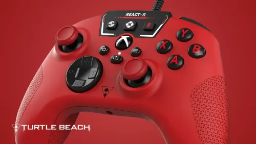 Pad Turtle Beach React-R do Xbox Series X/S, Xbox One, PC Przewodowy Czerwony