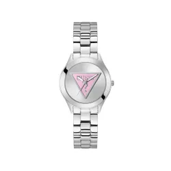 Женские часы Guess Tri Plaque GW0675L1 серебристые