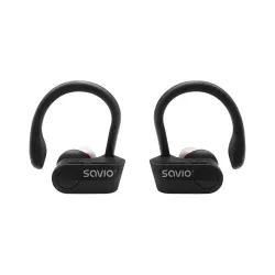 Słuchawki bezprzewodowe Savio TWS-03 Dokanałowe Bluetooth 5.0 Czarny