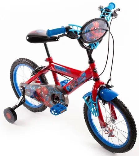 Rower dziecięcy HUFFY Spider-Man 16 cali dla chłopca Czerwony