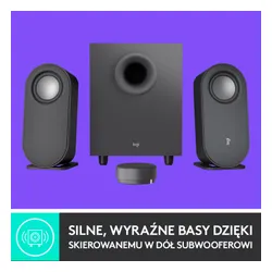 Logitech Głośniki bezprzewodowe Z407 2.1 Subwoofer 980-001348