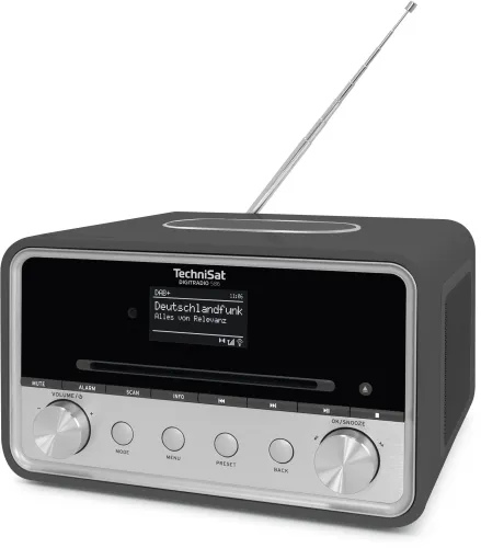 Radioodbiornik TechniSat DigitRadio 586 Radio FM DAB+ Internetowe Bluetooth Antracyt-srebrny