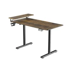 Biurko Ultradesk HIGHLANDER 120cm Regulacja wysokości Brązowy