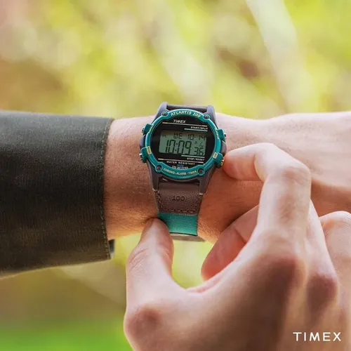 Timex Atlantis TW2V44300 Kahverengi / Yeşil Saat