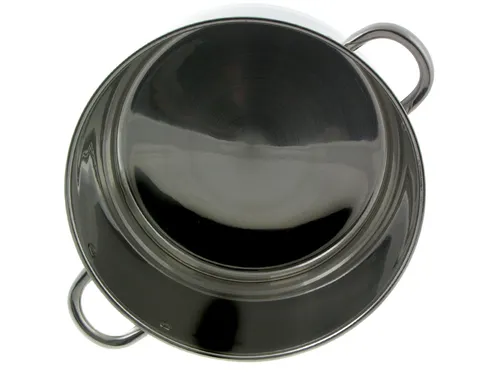 Indukcja garnek stal z pokrywką 20l 36cm 7313