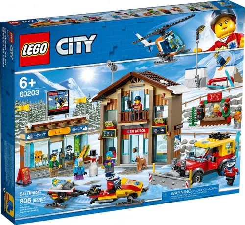 Конструктор Lego City горнолыжный курорт (60203)