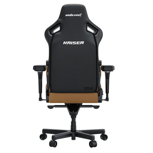 Fotel Anda Seat Kaiser 4 XL Gamingowy do 200kg Skóra Eco Brązowy