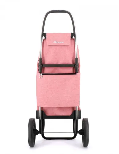 Wózek na zakupy 2 duże koła składany Rolser I-Max TWEED 2LRSG - coral