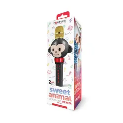 Mikrofon z głośnikiem Bluetooth Forever Sweet Animal AMS-100 5W Czarny