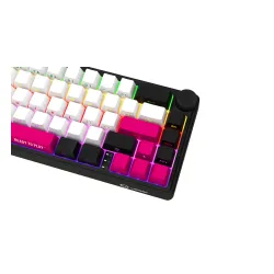 Klawiatura mechaniczna Lorgar KBP70MW Toxic Purple Czarno-czerwony
