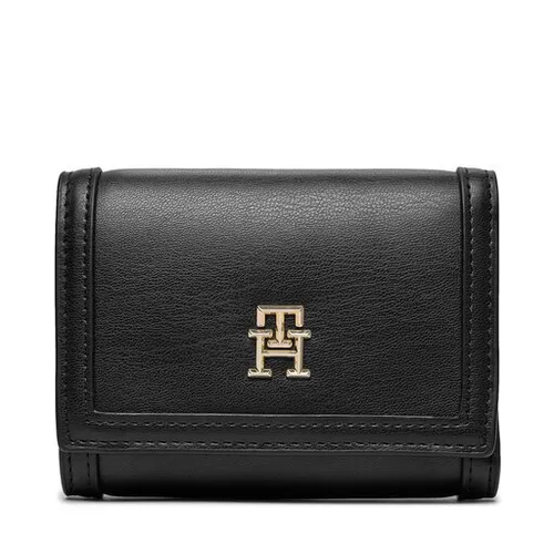 Маленький женский кошелек Tommy Hilfiger Th City Med Flap Wallet AW0AW15746 Black BDS