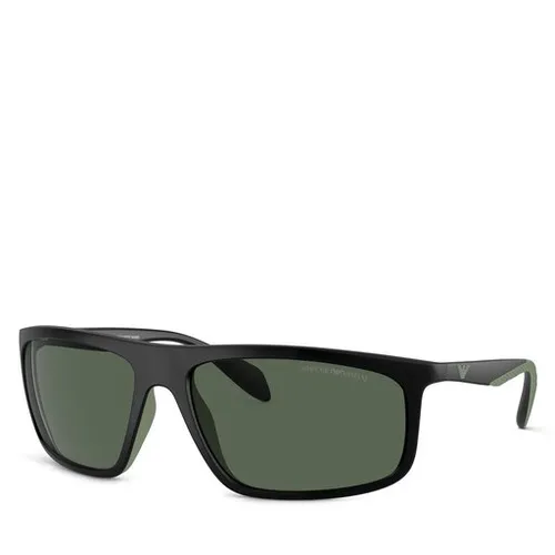 Солнцезащитные очки Emporio Armani 0ea4212u Matte Black / Rubber Green 500171