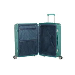 Walizka średnia American Tourister Soundbox Alu - dusty turquoise