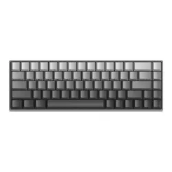 Klawiatura gamingowa White Shark Nunchaku szara Gradient Red Switch RGB Hot-Swap