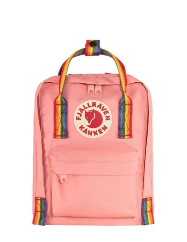 Fjallraven Kanken Mini Gökkuşağı Sırt Çantası-pembe / gökkuşağı deseni