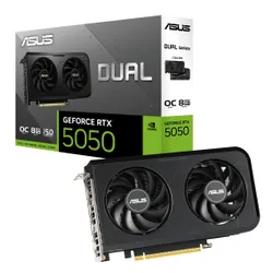 Karta graficzna ASUS Dual GeForce RTX 5050 OC Edition 8GB DLSS 4