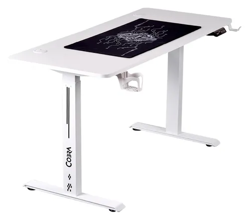 Biurko gamingowe COBRA Electra CRF16ELWH Biały