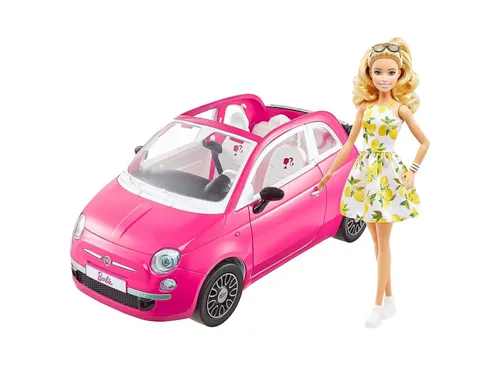 Fiat Arabalı Barbie Bebeği