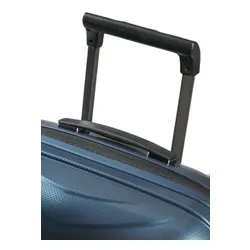 Маленький расширяемый чемодан Samsonite Attrix 55 см (20/23 см) - steel blue