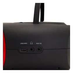 Radioodtwarzacz Aiwa Boombox BBTU-500DAB/RD Bluetooth DAB+ Czerwony