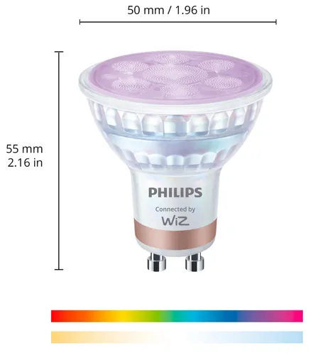 Inteligentna żarówka LED PHILIPS SMART 929003772341 4.7W GU10 Wi-Fi (2 szt.)