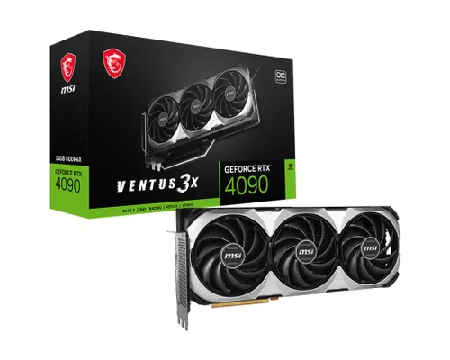 Karta graficzna MSI GeForce RTX 4090 VENTUS 3X E OC 24GB GDDR6X 384bit DLSS