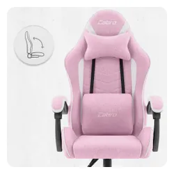 Fotel CABRO C500 Różowo-Biały