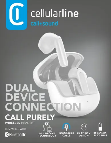Słuchawki douszne CELLULARLINE Pure Biały