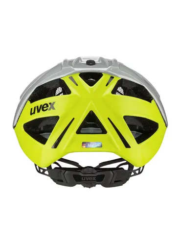 Kask rowerowy Uvex Gravel X - rhino/neon yellow