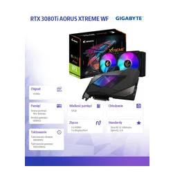 Видеокарта RTX 3080TI Aorus XTREME WF 12GB GDDR6X 384bit 3DP/2HDMI