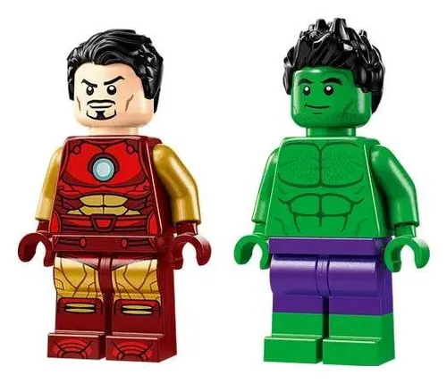 LEGO Super Heroes 76287 Iron Man z motocyklem i Hulk