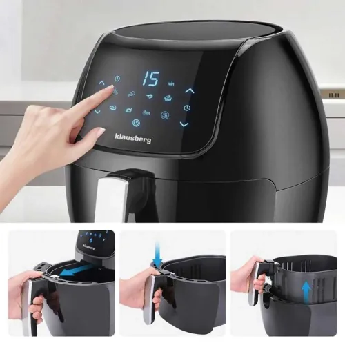 Air Fryer Frytkownica beztłuszczowa KLAUSBERG KB-7495 7.7l programator czasowy