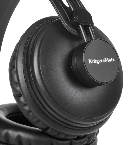Słuchawki przewodowe Kruger & Matz Monitor KM885 Nauszne Czarny