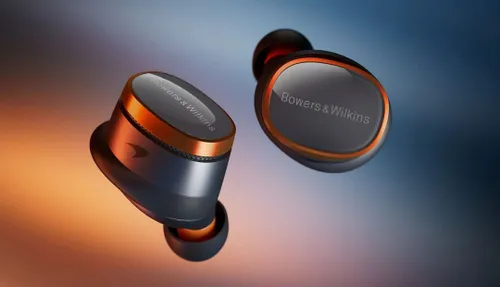 Słuchawki dokanałowe BOWERS & WILKINS PI8 MCLAREN ANC Szaro-pomarańczowy