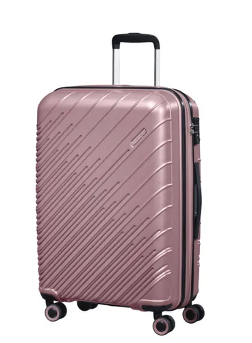 Walizka średnia poszerzana American Tourister Speedstar - rose gold