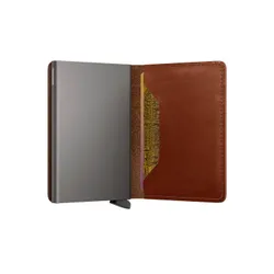 Mały portfel RFID Slimwallet Secrid Texano - saddle